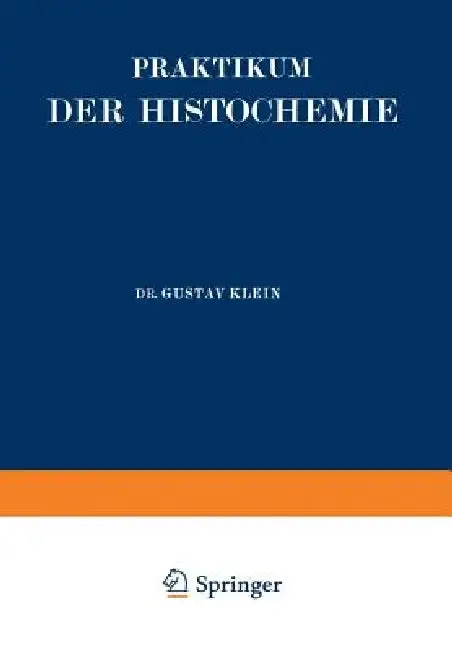 Cover of Praktikum Der Histochemie