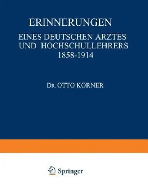 Cover of Erinnerungen