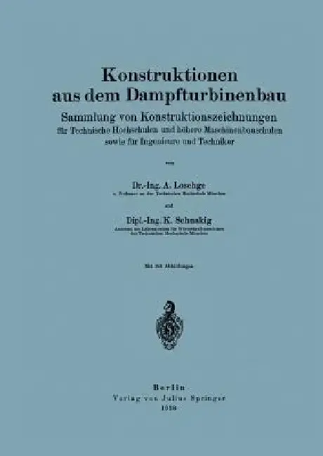 Cover of Konstruktionen Aus Dem Dampfturbinenbau