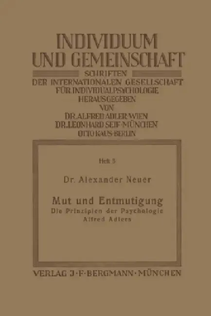 Cover of Mut und Entmutigung