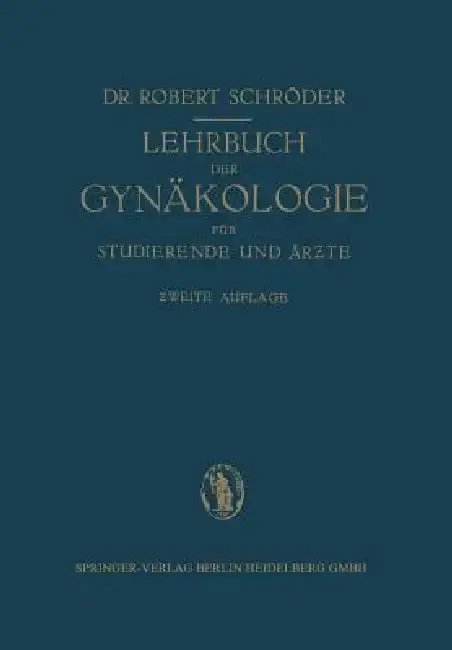 Cover of Lehrbuch Der Gynäkologie