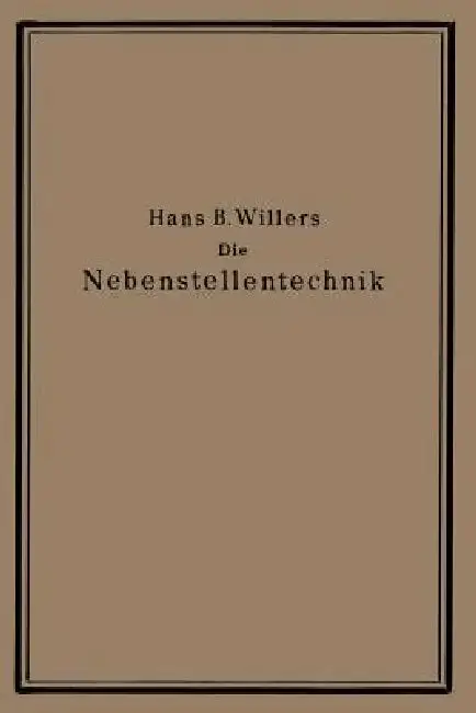 Cover of Die Nebenstellentechnik