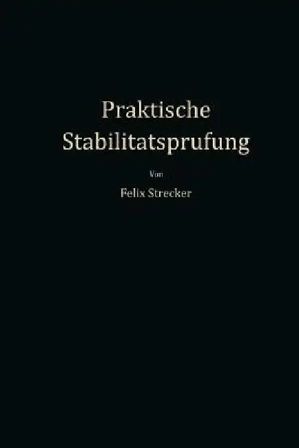 Cover of Praktische Stabilitätsprüfung