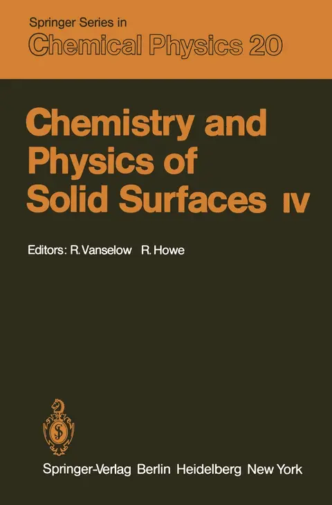 Cover of Chemistry and Physics of Solid Surfaces IV
