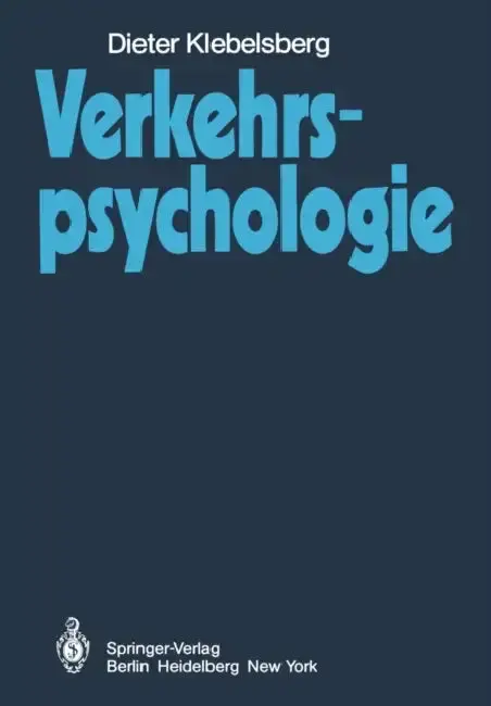 Cover of Verkehrspsychologie