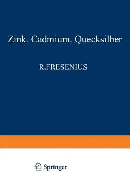 Cover of Elemente Der Zweiten Nebengruppe