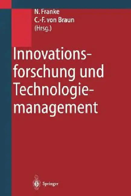 Cover of Innovationsforschung Und Technologiemanagement