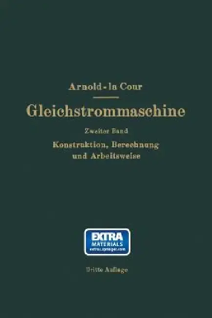 Cover of Konstruktion, Berechnung Und Arbeitsweise