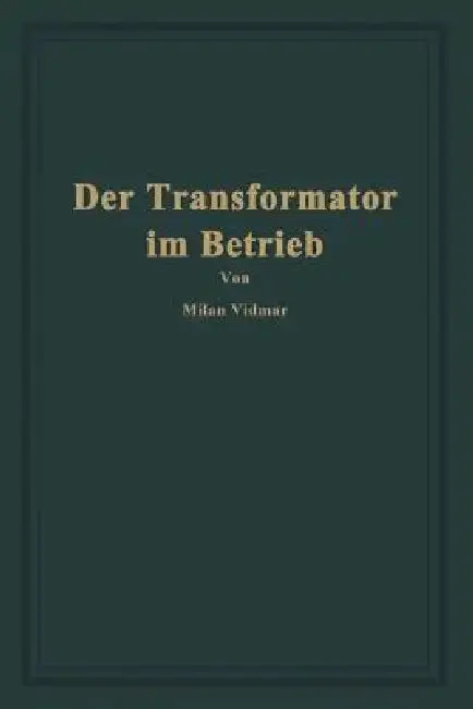 Cover of Der Transformator Im Betrieb
