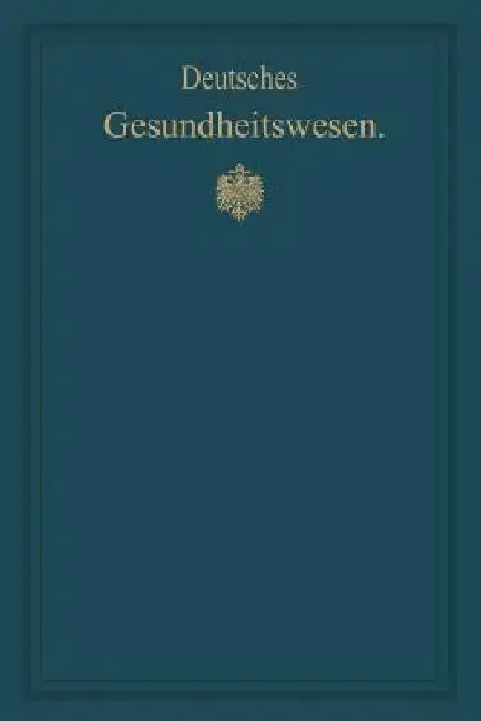 Cover of Deutsches Gesundheitswesen