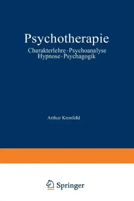 Cover of Psychotherapie