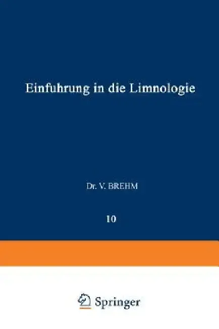 Cover of Einführung in Die Limnologie