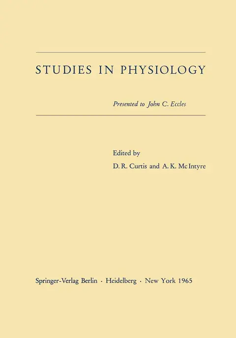 Cover of Studies in Physiology
