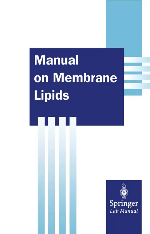 Cover of Manual on Membrane Lipids