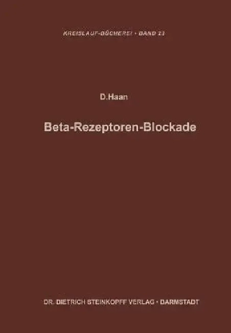 Cover of Beta-Rezeptoren-Blockade