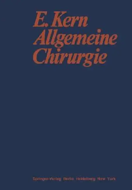 Cover of Allgemeine Chirurgie