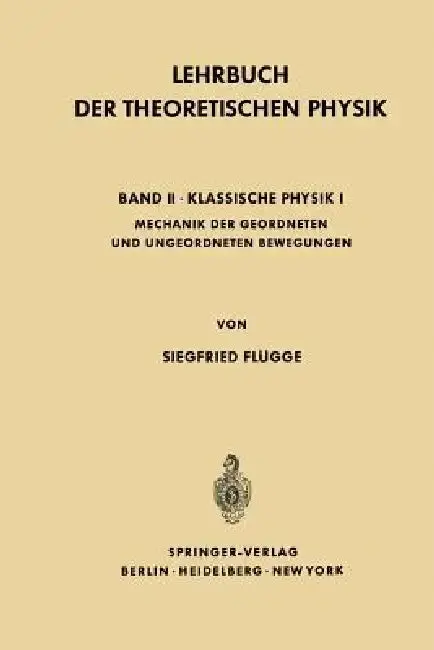 Cover of Lehrbuch Der Theoretischen Physik