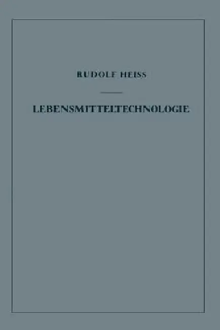 Cover of Lebensmitteltechnologie
