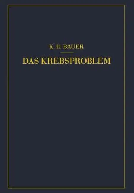 Cover of Das Krebsproblem