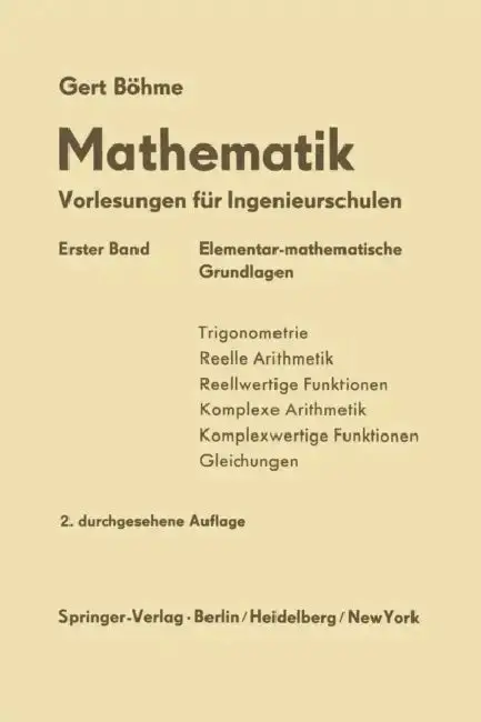 Cover of Elementar-Mathematische Grundlagen