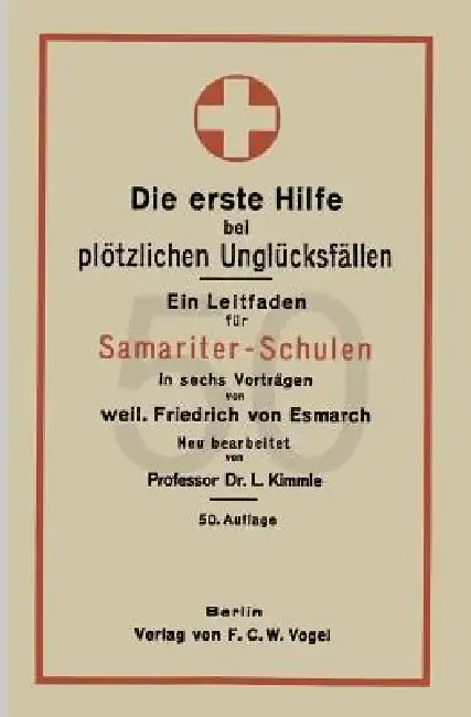 Cover of Die Erste Hilfe Bei Plötzlichen Unglücksfällen