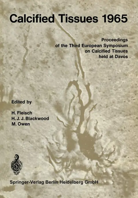 Cover of Calcified Tissues 1965