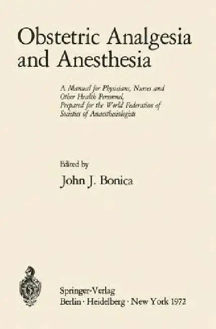 Cover of Obstetric Analgesia and Anesthesia