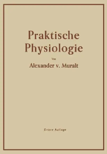 Cover of Einführung in die Praktische Physiologie