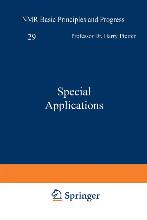 Cover of Special Applications