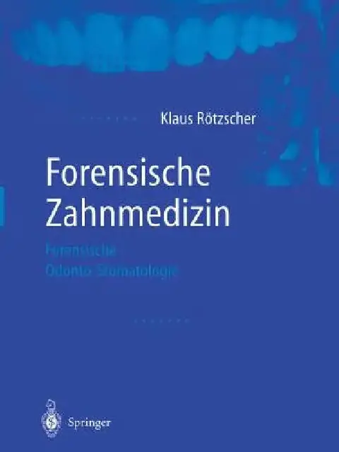 Cover of Forensische Zahnmedizin
