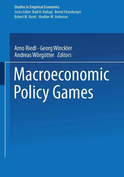 Cover of Macroeconomic Policy Games
