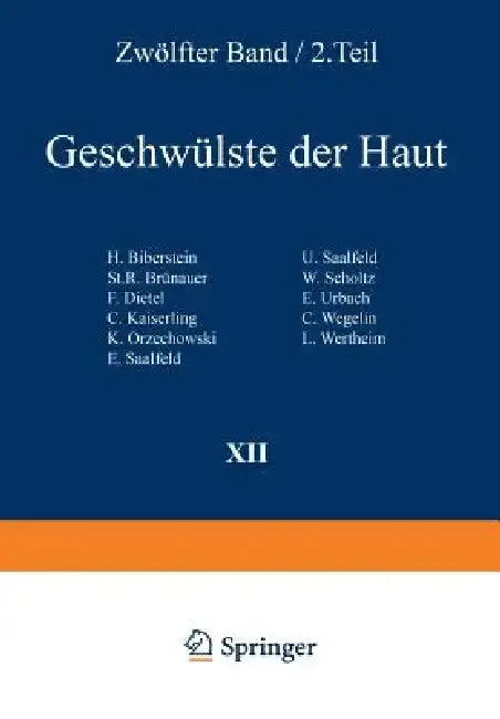 Cover of Geschwülste Der Haut I