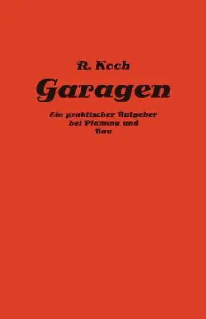 Cover of Private Und Gewerbliche Garagen