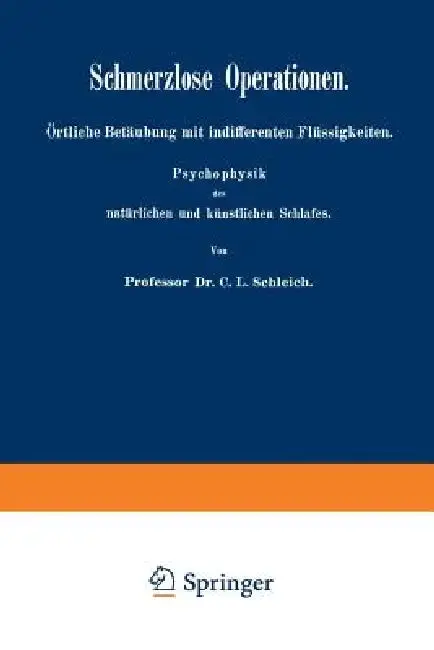 Cover of Schmerzlose Operationen