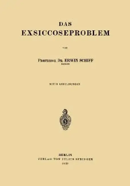 Cover of Das Exsiccoseproblem
