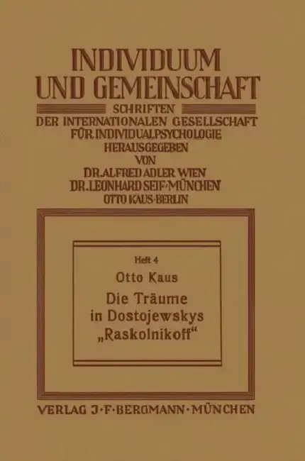 Cover of Die Träume in Dostojewskys "Raskolnikoff"