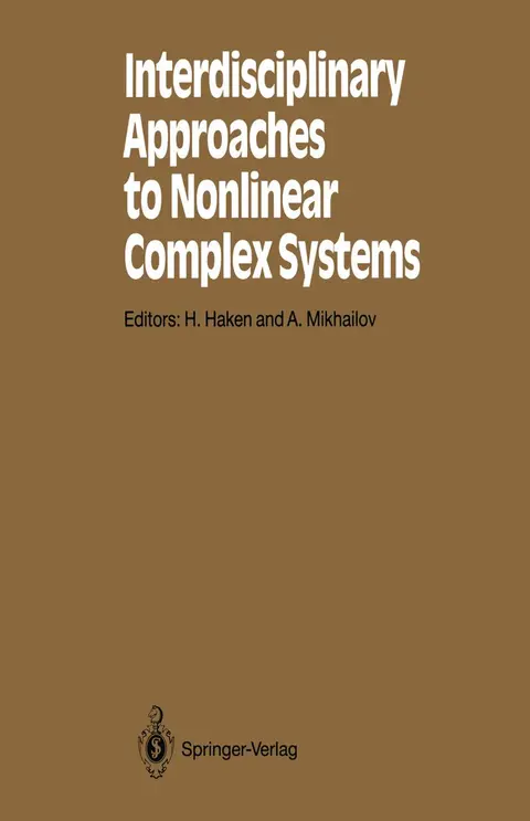 Cover of Interdisciplinary Approaches to Nonlinear Complex Systems