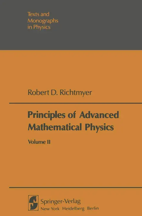 Cover of Principles of Advanced Mathematical Physics