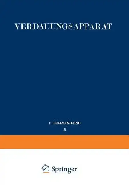 Cover of Verdauungsapparat
