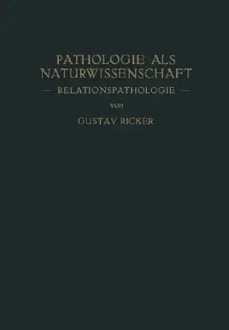 Cover of Pathologie ALS Naturwissenschaft