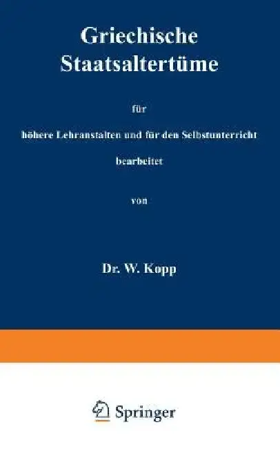Cover of Repetitorium Der Alten Geschichte Auf Grund Der Alten Geographie Zum Gebrauch in Höheren Lehranstalten Und Zum Selbstunterricht