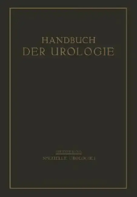 Cover of Speƶielle Urologie