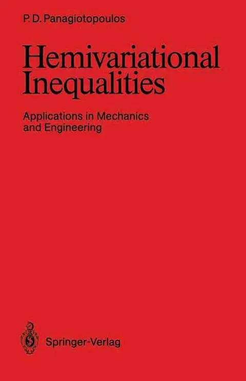 Cover of Hemivariational Inequalities
