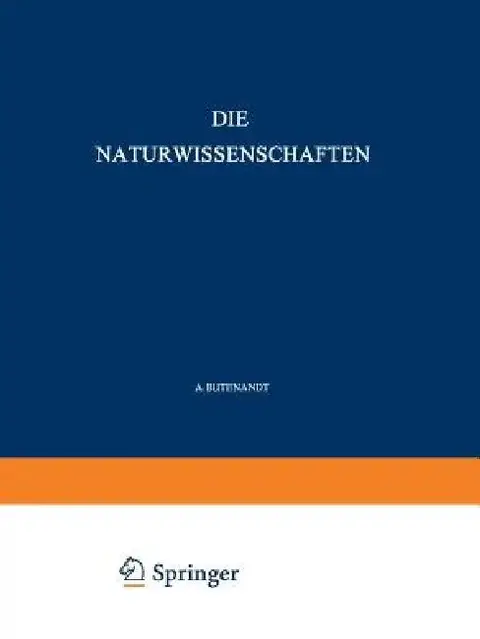 Cover of Die Naturwissenschaften