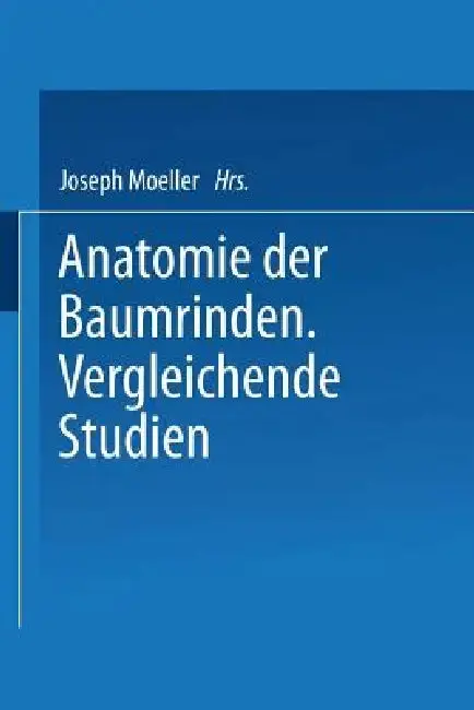 Cover of Anatomie Der Baumrinden