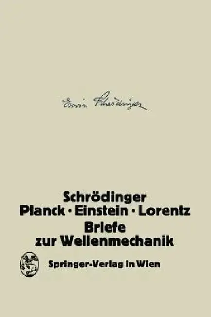 Cover of Briefe Zur Wellenmechanik
