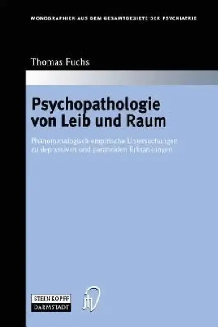 Cover of Psychopathologie Von Leib Und Raum