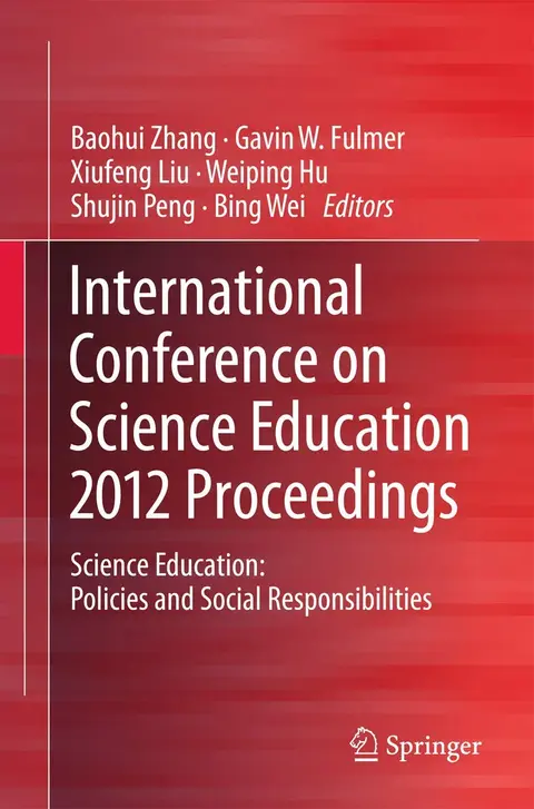 Cover of International Conference on Science Education 2012 Proceedings