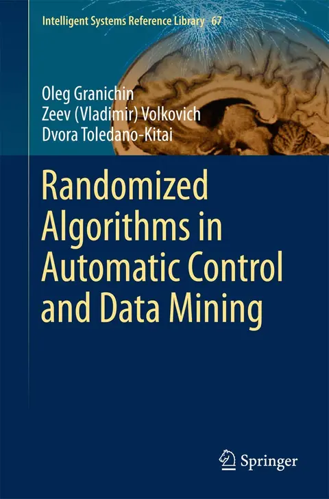 Cover of Randomized Algorithms in Automatic Control and Data Mining