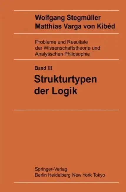 Cover of Strukturtypen Der Logik